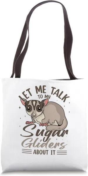 Australia Marsupial Wildlife Animal Lover Sugar Glider Tote Bag
