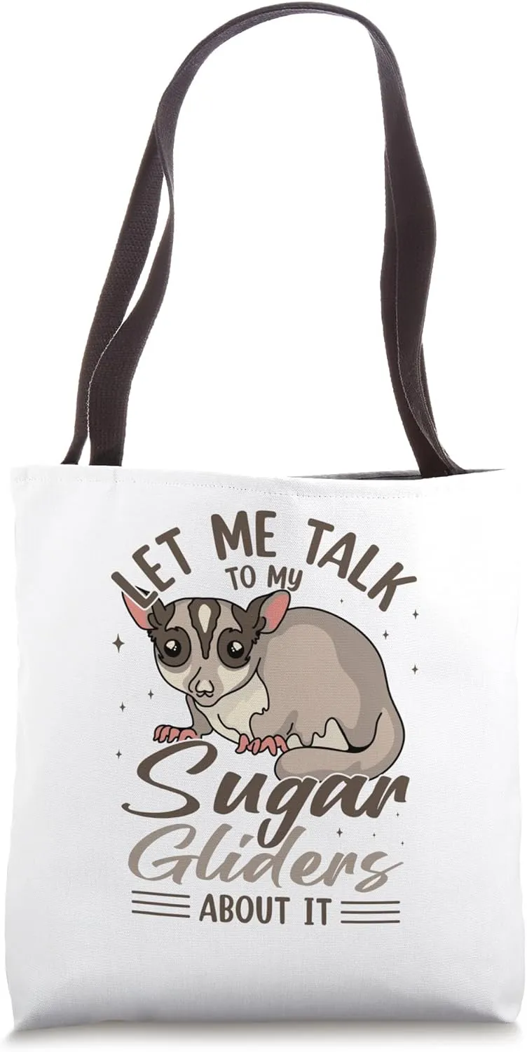 Australia Marsupial Wildlife Animal Lover Sugar Glider Tote Bag