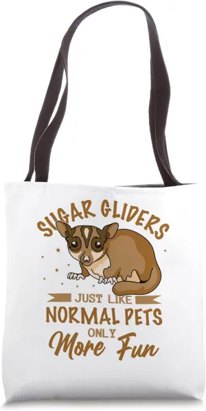 Australia Marsupial Wildlife Animal Lover Sugar Glider Tote Bag