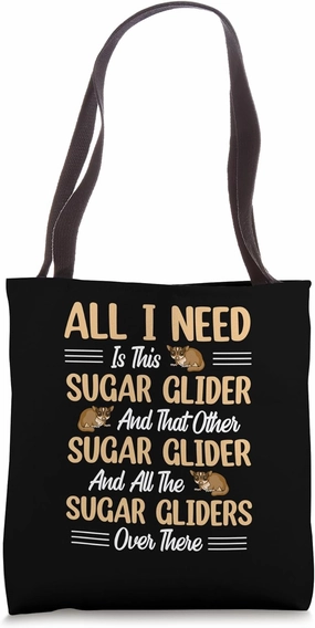 Australia Marsupial Wildlife Animal Lover Sugar Glider Tote Bag