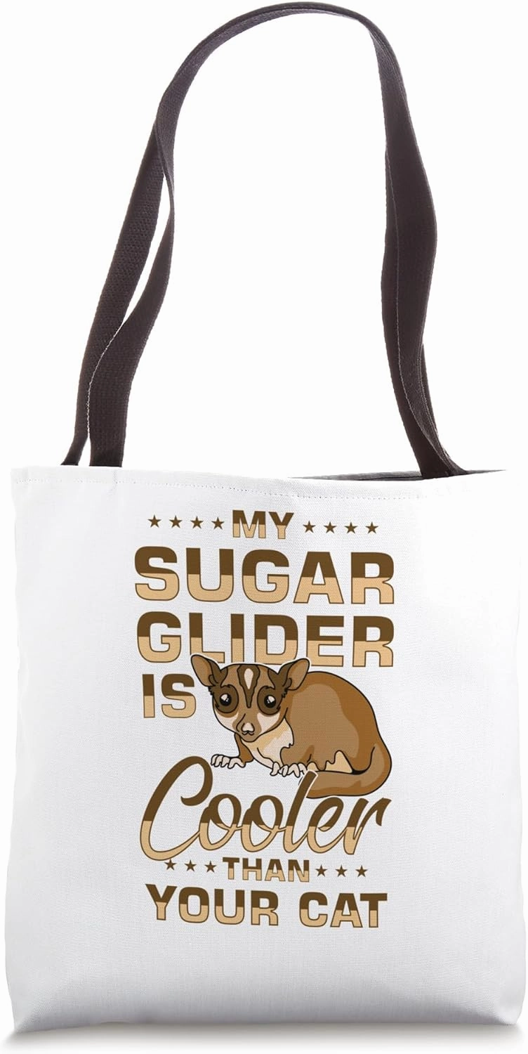 Australia Marsupial Wildlife Animal Lover Sugar Glider Tote Bag