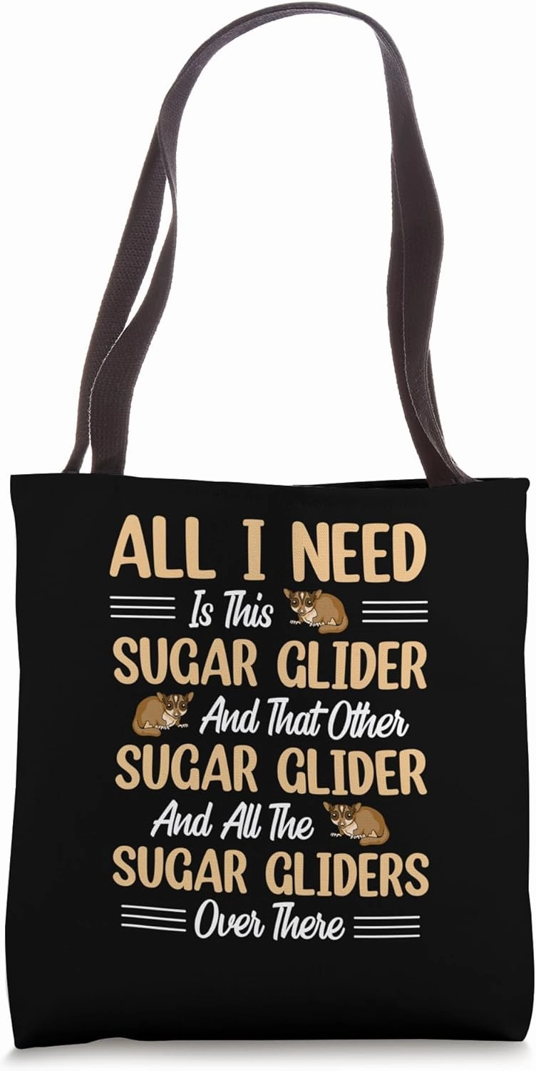 Australia Marsupial Wildlife Animal Lover Sugar Glider Tote Bag