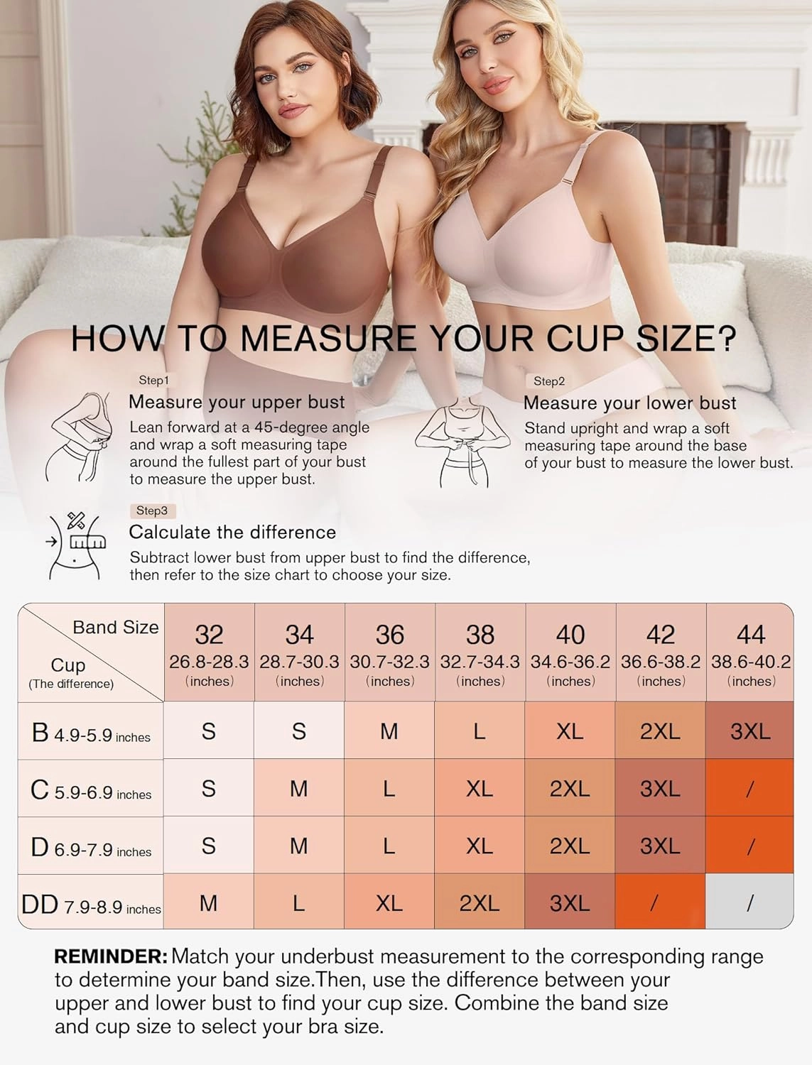 Avidlove Wireless Bras for Women Comfy Seamless Bra No Underwire Bras Full Coverage Bralettes Soft Comfortable Everyday Bra