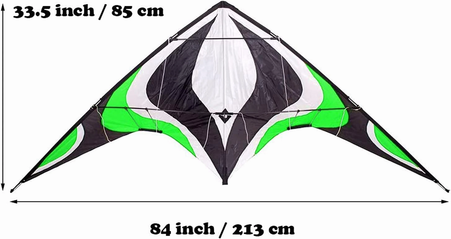 Babyeden Large Dual Line Stunt Kite, 84 Inch Wide Entry-Level Sport Kite for Adults and Teenagers