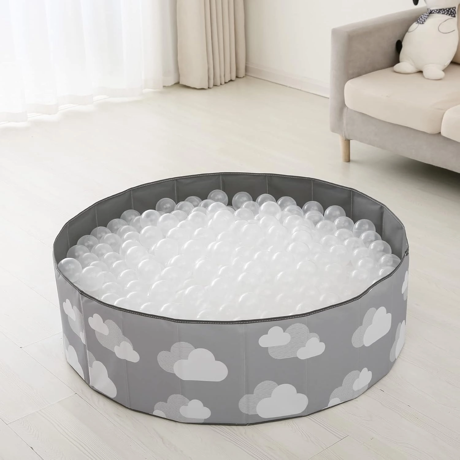 Ball Pit Balls - 2.7inch Plastic Ball Play Balls BPA Free Phthalate Free Non-Toxic Play Balls for Children Ball Pit Party Brithday Ball Pool Tent