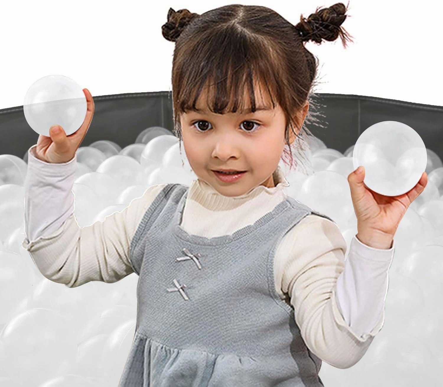Ball Pit Balls - 2.7inch Plastic Ball Play Balls BPA Free Phthalate Free Non-Toxic Play Balls for Children Ball Pit Party Brithday Ball Pool Tent