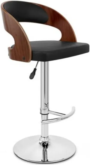 Bar Chairs Fashion Creative Bar Stool Adjustable Lift Height Rotatable Leather Modern Bar Chair Extremely Comfortable Bar Stool Bar Stools with Back(C)