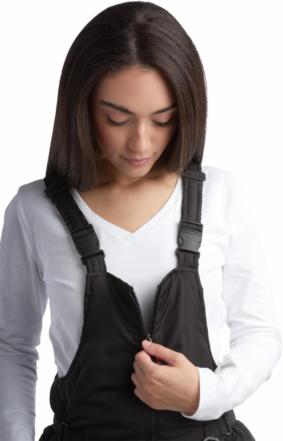 Bass Creek Outfitters Women’s Ski Pants - Insulated Waterproof Snow Bib Overalls (Size: S-3X)