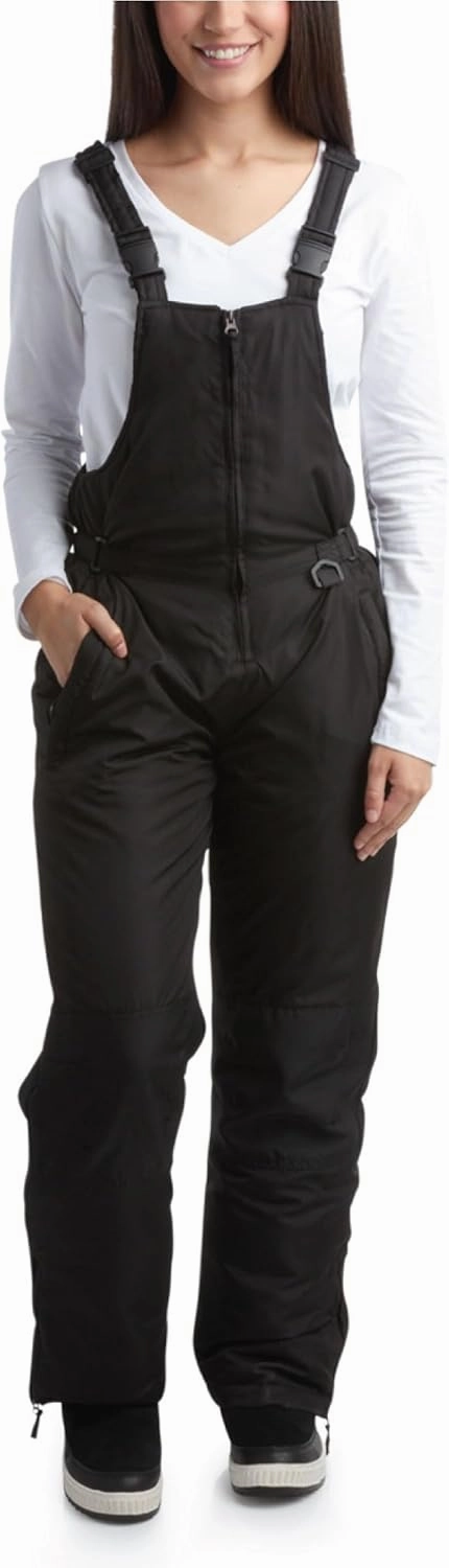 Bass Creek Outfitters Women’s Ski Pants - Insulated Waterproof Snow Bib Overalls (Size: S-3X)