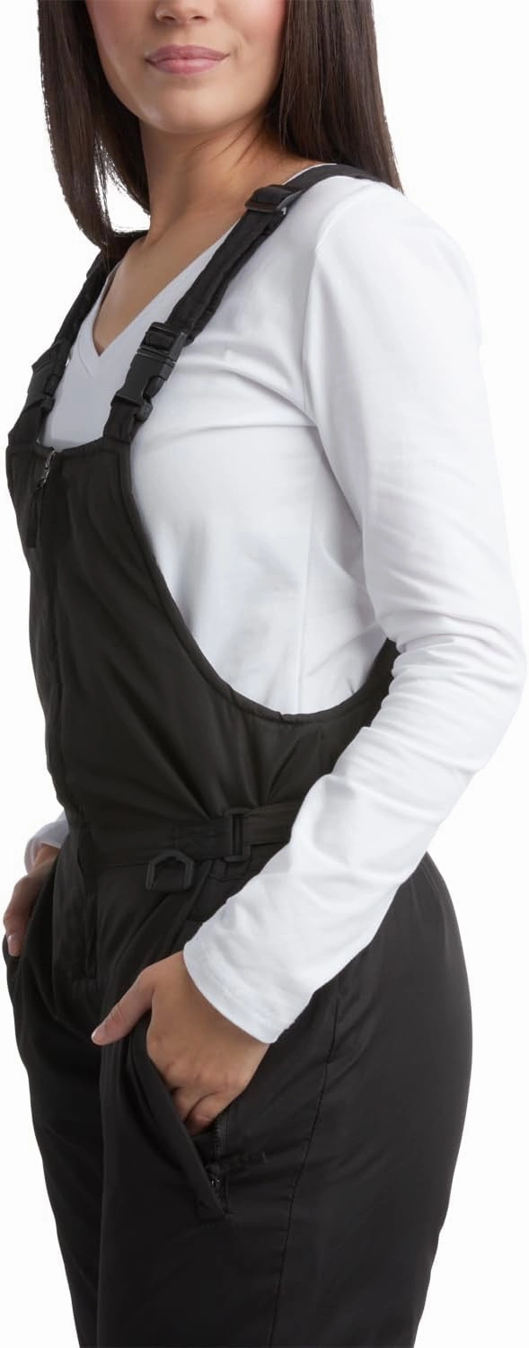 Bass Creek Outfitters Women’s Ski Pants - Insulated Waterproof Snow Bib Overalls (Size: S-3X)