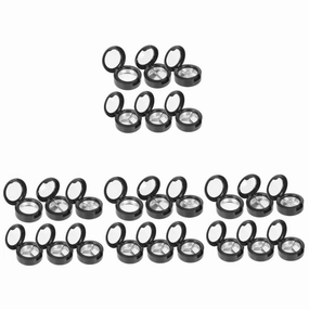 Beaupretty 24pcs Refillable Empty Eyeshadow Highlighter Container Compact Cosmetic Packing Cases for Travel Mixed Style Lightweight and Portable Makeup Storage