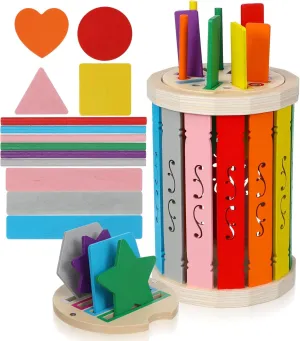 BESPORTBLE 1Set Color Sorting Cup for Boy Girl Montessori Developmental Sensory Learning Recognition Plaything for Color Matching Educational