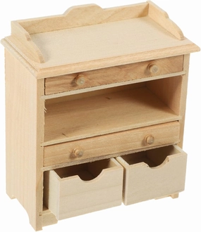 BESPORTBLE 1:12 Scale Wooden Cabinet Model Miniature Dollhouse Furnishings Doll House Decor Mini House Ornament