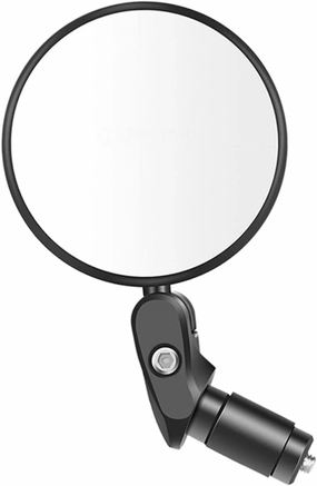 BESPORTBLE 1pc Round Shape Bike Rearview Mirror Safe Convex Handlebar Accessory for Easy Installation Viewing Angle Compact Design for Enhanced Rear Vision While Riding