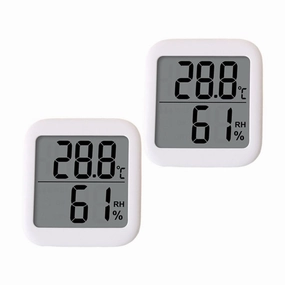 BESPORTBLE Digital Thermohygrometer 2pcs Thermometer Large Display Home Humidity and Temperature Gauge