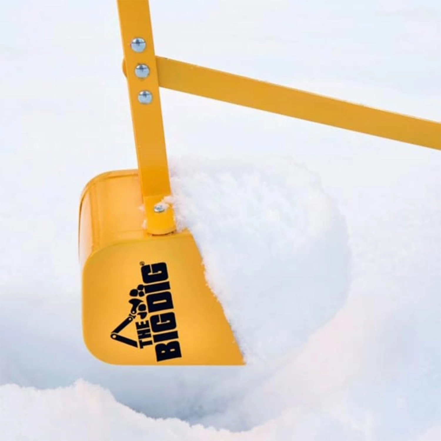 Big Dig Toy Excavator Ride, Sand Digger w/ 360 Rotation Base for Kids Ages 3 & Up, Yellow