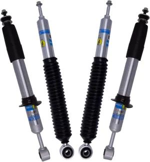 Bilstein 5100 Series Set of Front & Rear Shocks fits 2010-2024 4Runner with 0-2" Rear Lift | Provides 0-2.5" Front Lift | Includes TrendsAuto Decal | 24-328258 33-313146