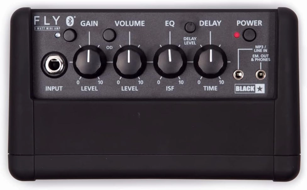 Blackstar FLY3BLUE Electric Guitar Mini Bluetooth Amplifier, Black