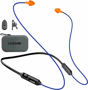 Bluetooth Earplug Headphones, 29dB Noise Reduction Earbuds for Work, Neckband Wireless Earplugs Earphones with 30 Hour Battery, IPX5 Sweatproof, OSHA Compliant for Industrial Safety