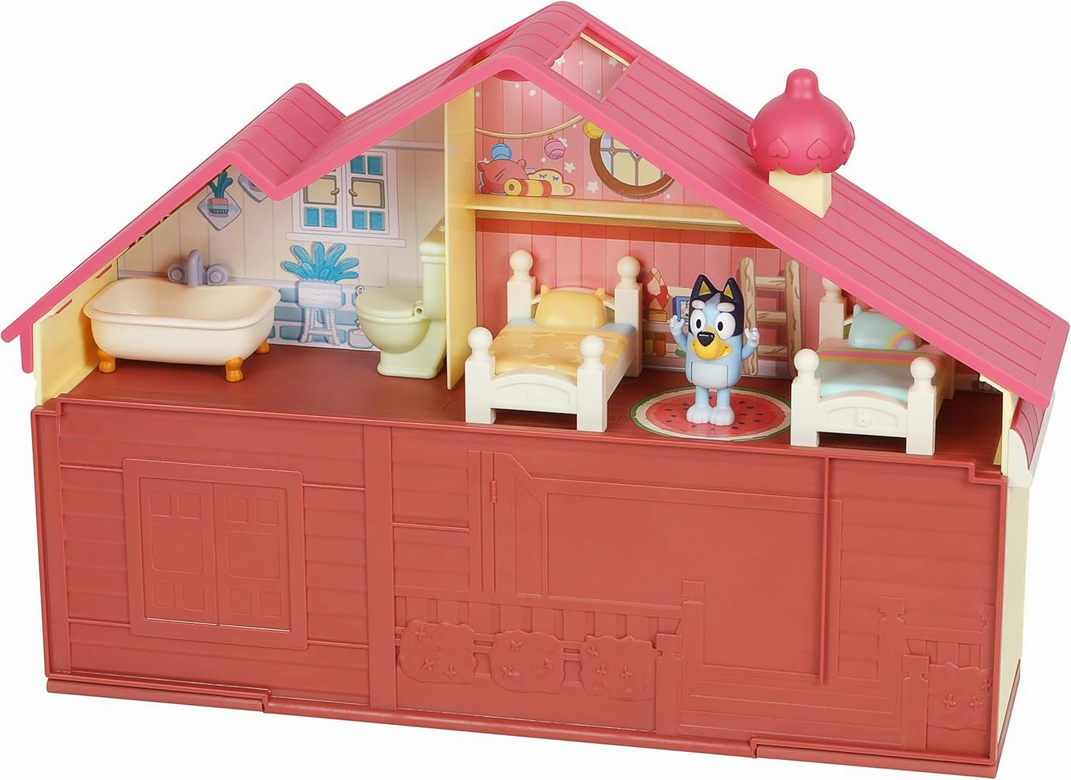 Bluey Toy House Playset, Mega Bundle Family Home & BBQ Playhouse Toys, Bluey, Bingo, Bandit, Chilli, House Playset for Toddlers 3-5, Amazon Exclusive