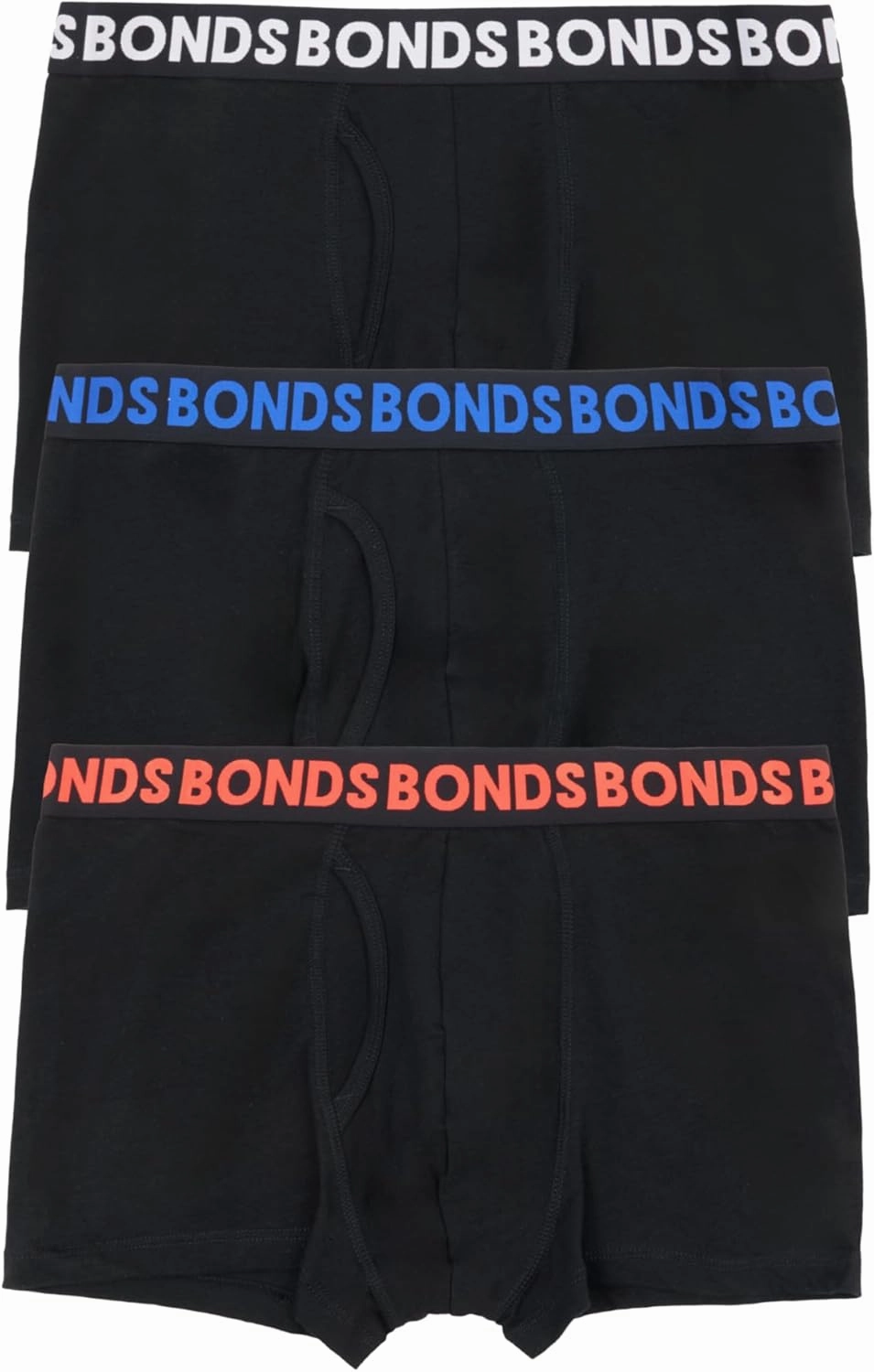 Bonds Men's Classic Everyday Trunk Underwear in Cotton Blend for Men, 3-pack