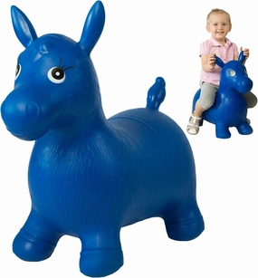 Bouncy Horse - Birthday Gift for 2 Year Old Hopper Horse Inflatable Jumping Animal with Pump (Single)