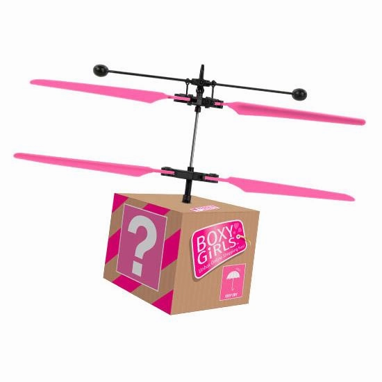 Boxy Girl Mystery Box IR UFO Ball Helicopter