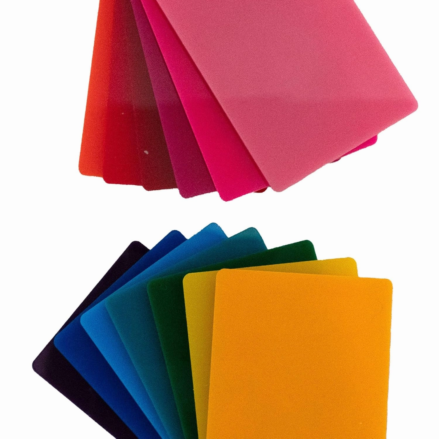 Bulk Cast Acrylic Sheets, 12 x 19 inches, 3mm (1/8 Inches) Thick, 13 Pieces, 13 Colors, for Laser Cutting and Engraving DIY Colored Plexiglass Pack (13 Colors, 12x19 Inches)