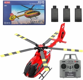 C190 2.4G RC Helicopter Model Toy, 1/30 Scale Remote Control Military Helicopter 6CH 6-Axis Gyro Airplane Single-Rotor Flying Aircraft, One Key Take Off/Landing Ready to Fly - RTF