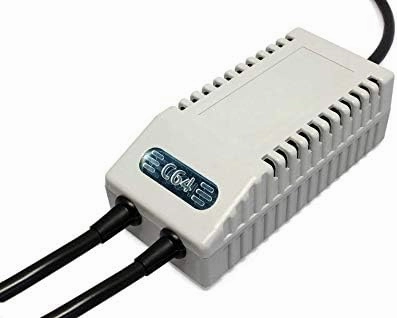 C64 FDD Dual PSU Modern Gray US - Replacement Commodore 64   FDD 1541-II Power Supply, US Plug