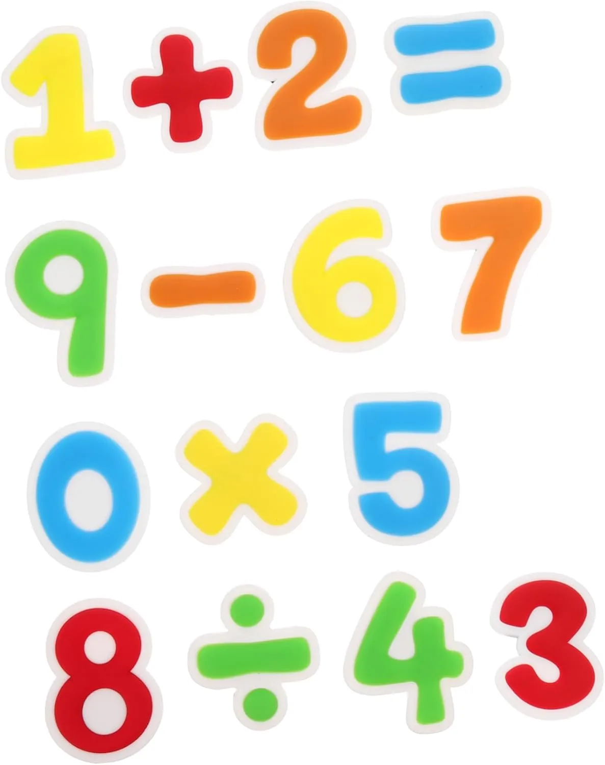 Cabilock for Fridge Number Math Learning Adhesive Numbers for Fridge Whiteboard Home School