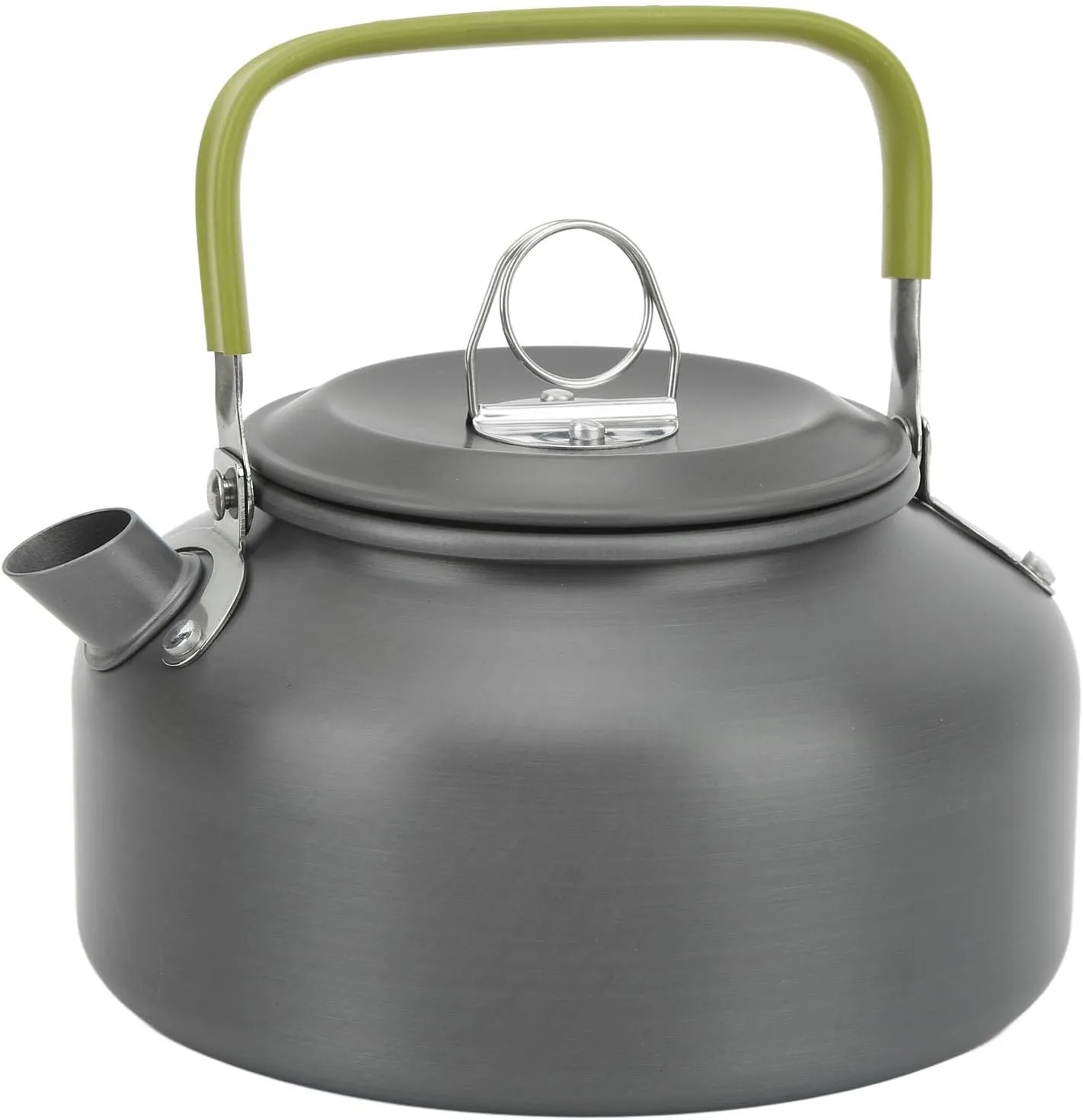 Camping Pans Pots Kit, Lightweight Camping Cooking Set with Non Stick Performance, Easy to Carry for Backpacking, Hiking, Fishing, or Emergency Preparedness Outdoors (Black)