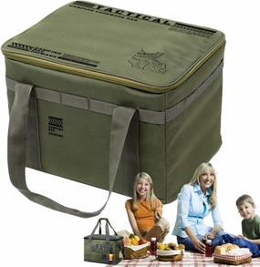 Camping Gear Organizer | Insulated Bag for Camping,Waterproof Kitchen Equipment Carrying Solution for Tents Traveling Picnic Backpacking Hiking Adventure