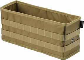 camping moon Side Storage Bag Outdoor Storage Box for Field Rack Black BG-1235BK (Coyote)