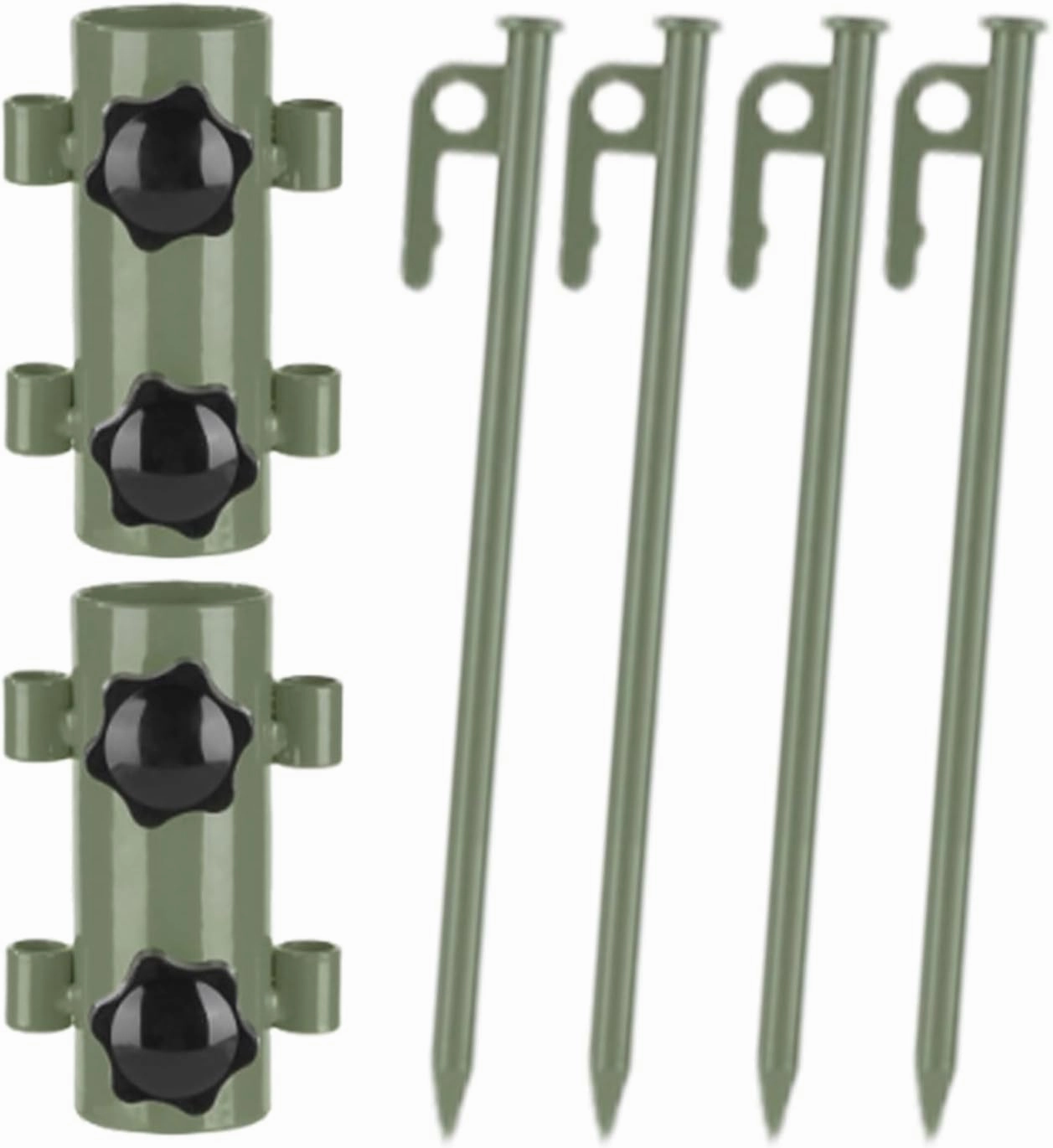 Camping Tent Pole Holder, Awning Rod Support Base, Quick Setup Mount, Stable Outdoor Umbrella Stand, Ideal for Beach, Hiking, Camping, Fishing, Portable Shade Installation