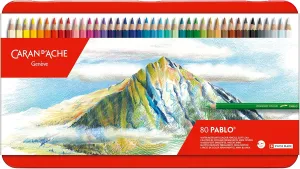 Caran D'ache Caran D''Ache 80 Color Pablo Set (666.380)