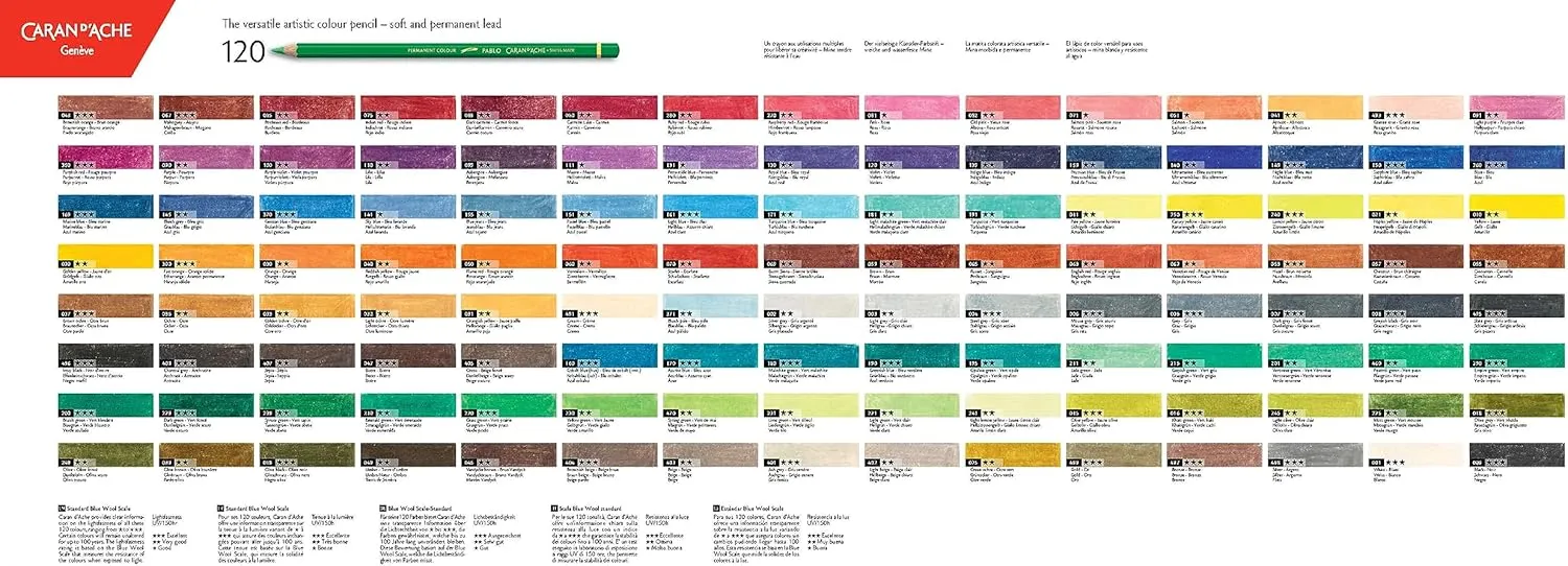 Caran D'ache Pablo Colored Pencil Set of 30 (666.330)