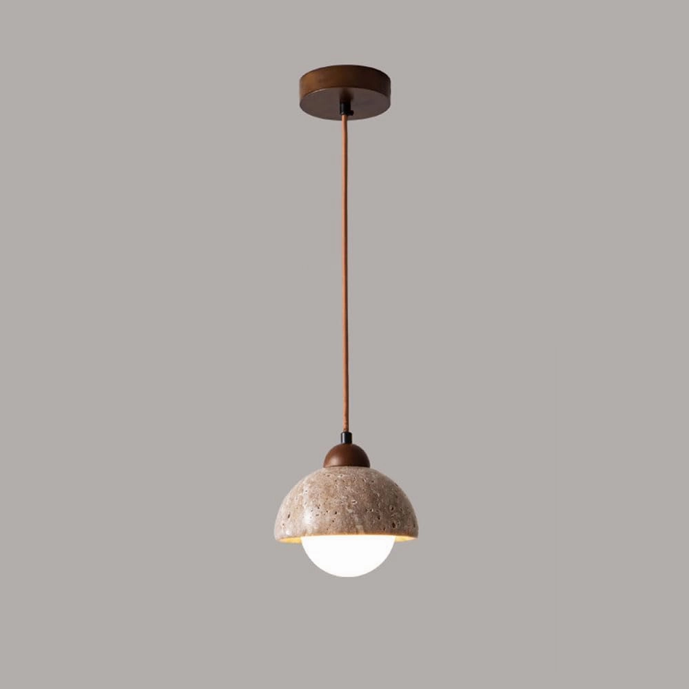 Cave Stone Pendant Light for Kitchen Island Creative Modern Pendant Lighting 6in Mini Pendant Light Fixture
