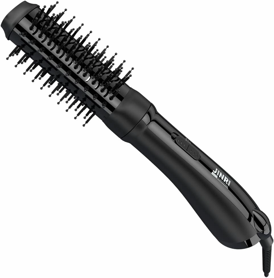 Ceramic Hot Air One-Step Hair Styler and Volumizer - Lightweight 1000W Ionic 3-in-1 Hair Dryer, Curling Brush