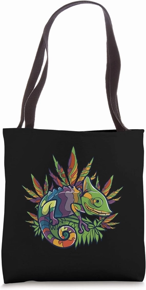 Chameleon Gifts for Chameleon Lovers Colorful Reptiles Fans Tote Bag