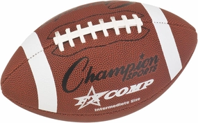 Champion Sports Intermediate Comp Series Football (Brown)