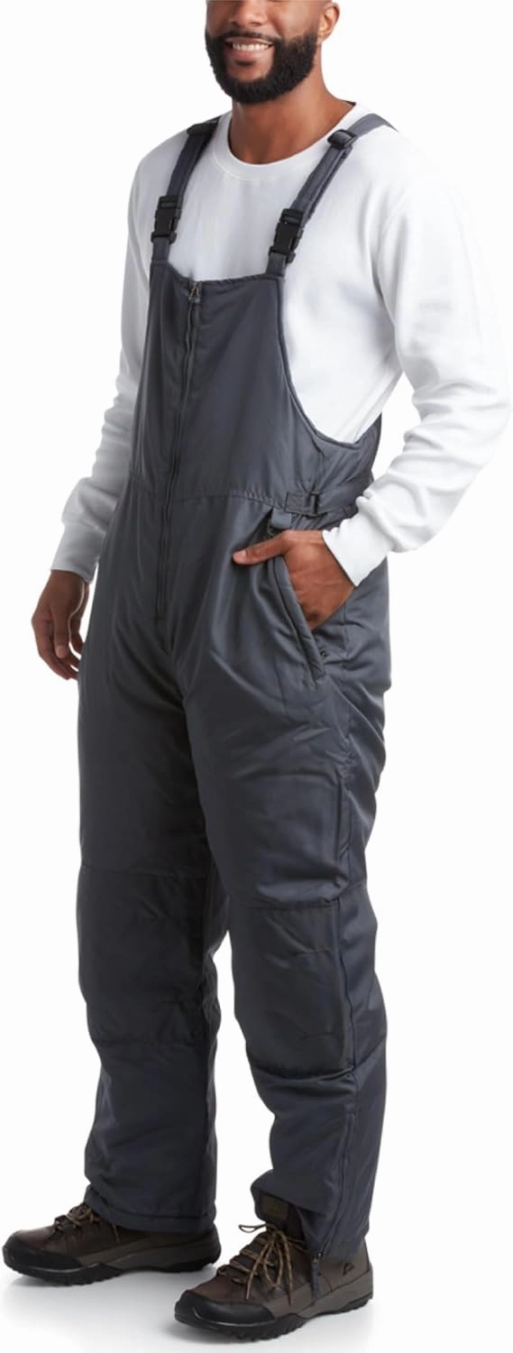 Cherokee Men's Snow Bib - Insulated Waterproof Snow Pants Ski/Snowboard Overalls (M-2XL)