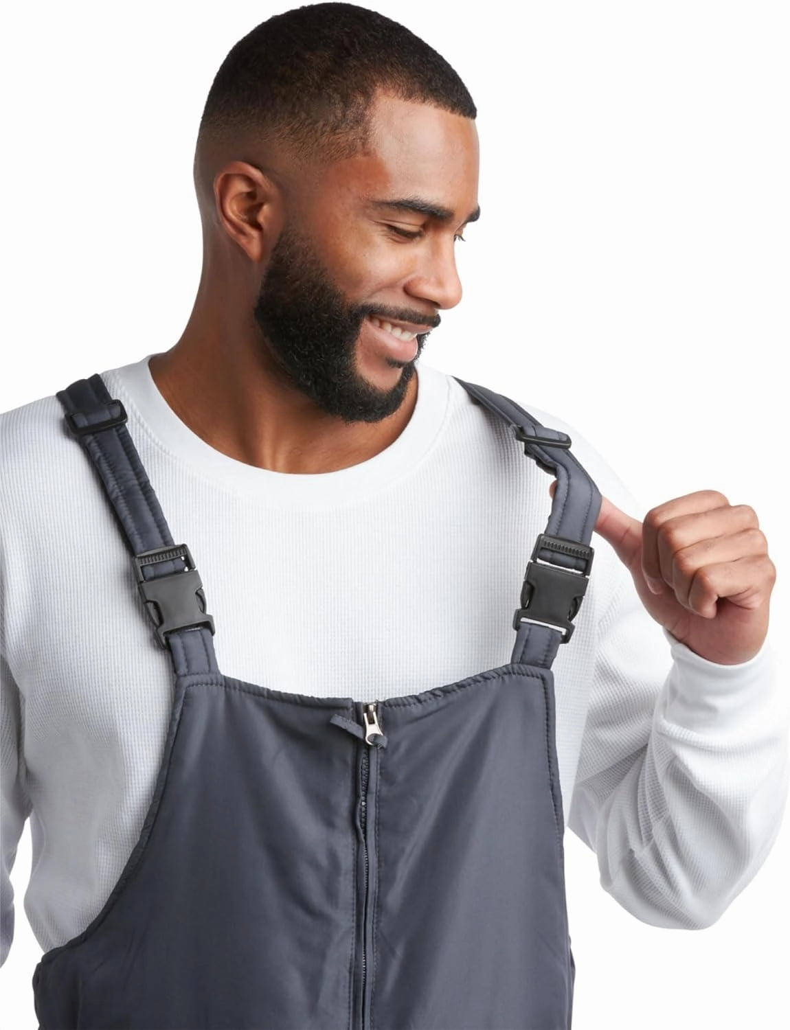 Cherokee Men's Snow Bib - Insulated Waterproof Snow Pants Ski/Snowboard Overalls (M-2XL)