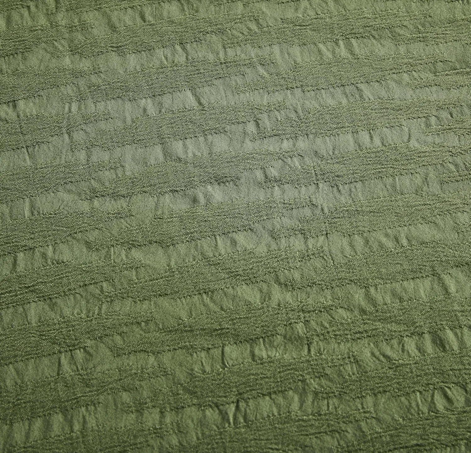 Chezmoi Collection Hugo 3-Piece Textured Thin Comforter Set - Lightweight Woven Design - Soft Microfiber Bedding for All Season, Full, Olive Green