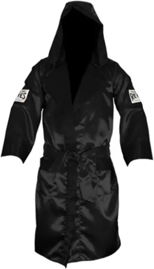 CLETO REYES Satin Boxing Robe with Hood for Men and Women, Adult Unisex Competition Uniform Apparel Clothes