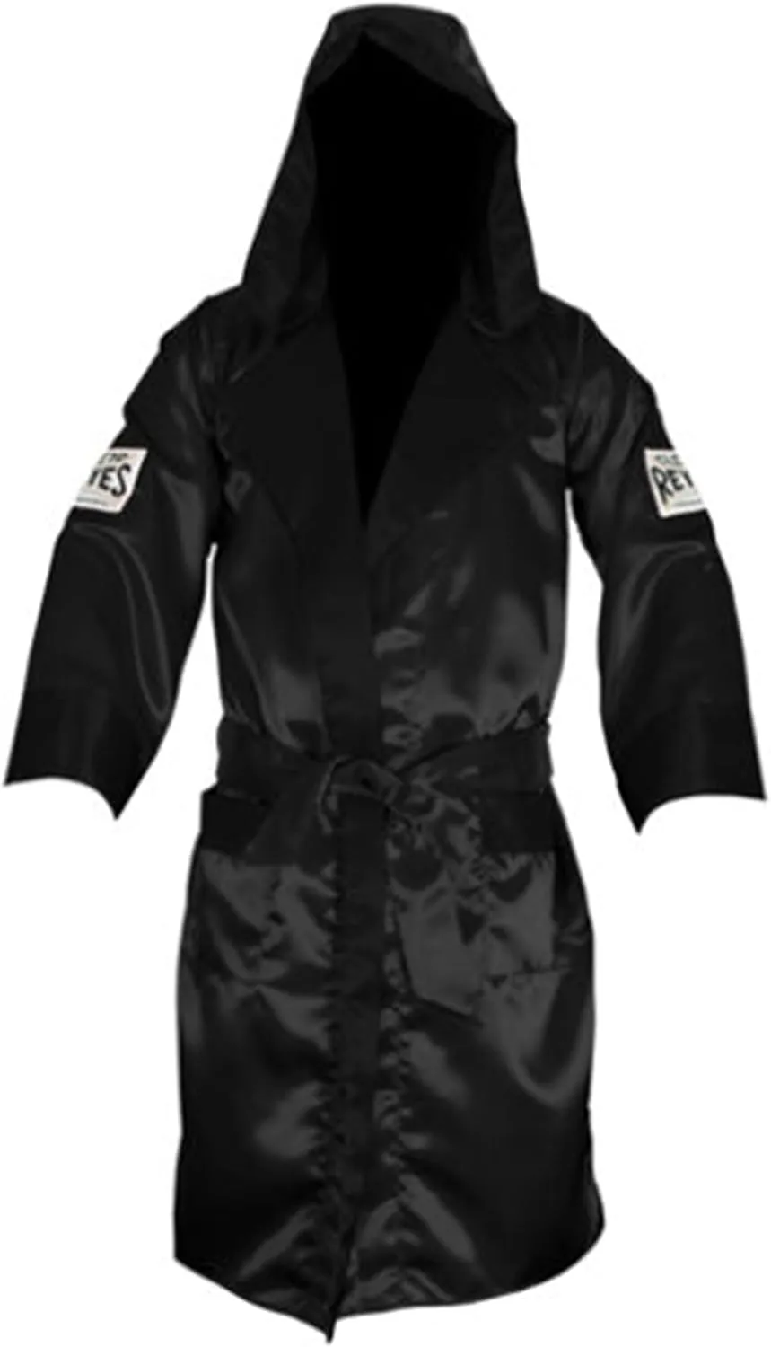 CLETO REYES Satin Boxing Robe with Hood for Men and Women, Adult Unisex Competition Uniform Apparel Clothes