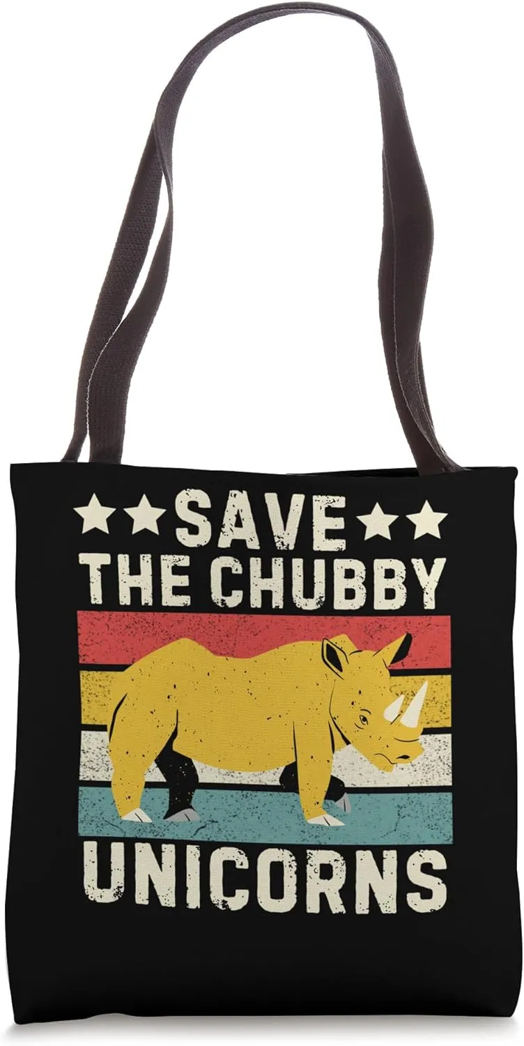 Cool Rhino Design For Men Women Kids Rhino Rhinoceros Lovers Tote Bag