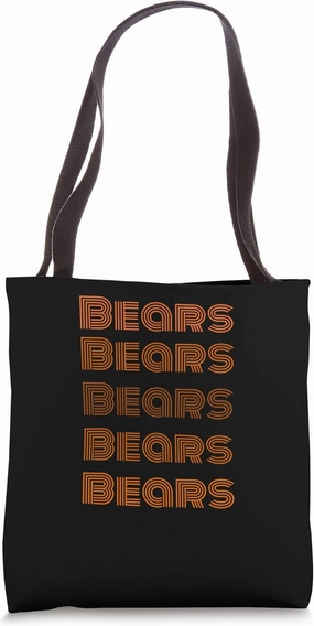 Cool Bears Forest and Tundra Animal Retro Tote Bag