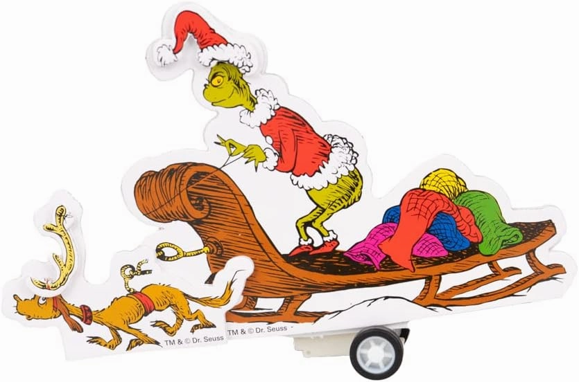 Craft County Christmas Crafting Kits - Holiday Art Projects - Pullback Toy Kit (10 Pack)