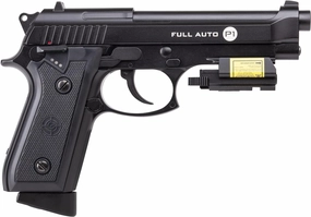 Crosman CFAMP1L Full Auto P1 CO2-Powered BB Air Pistol With Laser Sight (Class II <1 mW)
